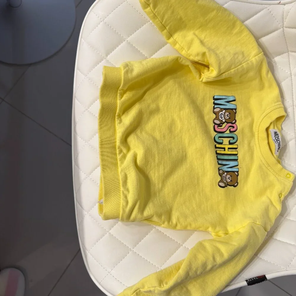 Moschino Baby Yellow Teddy Bear Tracksuit Set – Size 2T - Picture 1 of 4